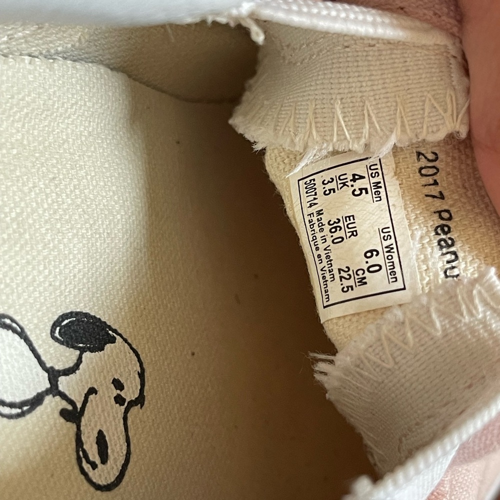 Vans Peanuts Pink Slip-On Sneakers - Picture 8 of 8